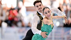 Ema Pitoco de Sousa e Vítor Castro são campeões da Europa de dança em patinagem