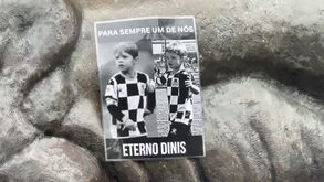 Homenagem no Bessa a Dinis, menino de 7 anos que morreu durante o treino