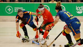 Portugal goleado pela Espanha no Europeu de hóquei feminino