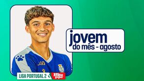 Gabriel Costa eleito o melhor jovem da 2.ª Liga em agosto