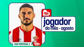Ricardo Valente eleito o melhor jogador de agosto da 2.ª Liga