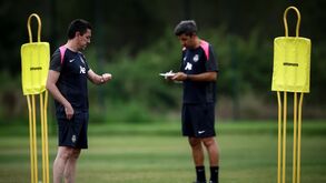 Sporting realiza sessão de treino em Itália depois de vitória sobre a Roma