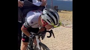 João Almeida em dificuldades após o final da penúltima etapa da Vuelta