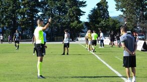 Cartão branco mostrado à equipa médica do Amarante FC