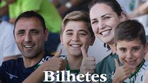 Moreirense começou a vender bilhetes para jogo com o Sporting em Alvalade
