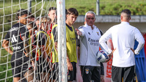 Mourinho a treinar o Benfica