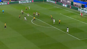 O golaço de fora de área de Trincão que desfez o nulo em Alvalade 
