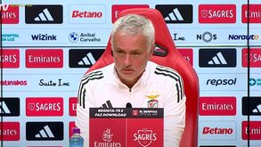 Mourinho em conferência de imprensa