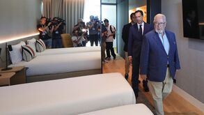 Pedro Proença e Isaltino Morais visitaram Casa dos Atletas na Cidade do Futebol