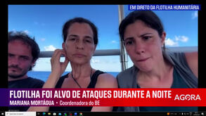 Flotilha humanitária: a entrevista completa a Mariana Mortágua, Miguel Duarte e à atriz Sofia Aparício ao NOW