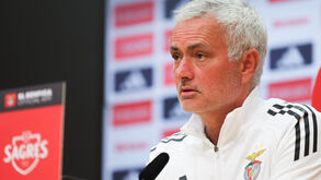 José Mourinho em conferência de imprensa