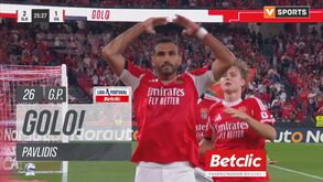 Lukebakio sofreu penálti e Pavlidis não falhou dos 11 metros: o golo da reviravolta do Benfica