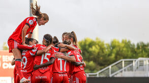 Benfica-Damaiense, 8-0: campeãs enchem a barriga