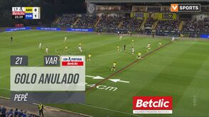 O lance do golo anulado ao FC Porto em Arouca: Borja apanhado em fora de jogo