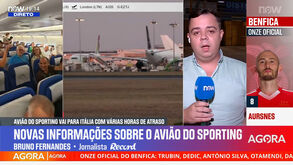 Avião do Sporting já descolou rumo a Nápoles: leões partiram com mais de quatro horas de atraso