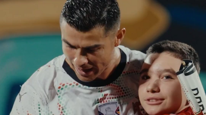 Cristiano Ronaldo partilha novas imagens do momento com criança arménia