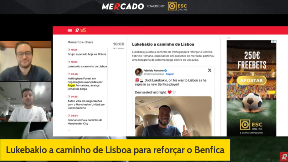 Último dia da janela de transferências