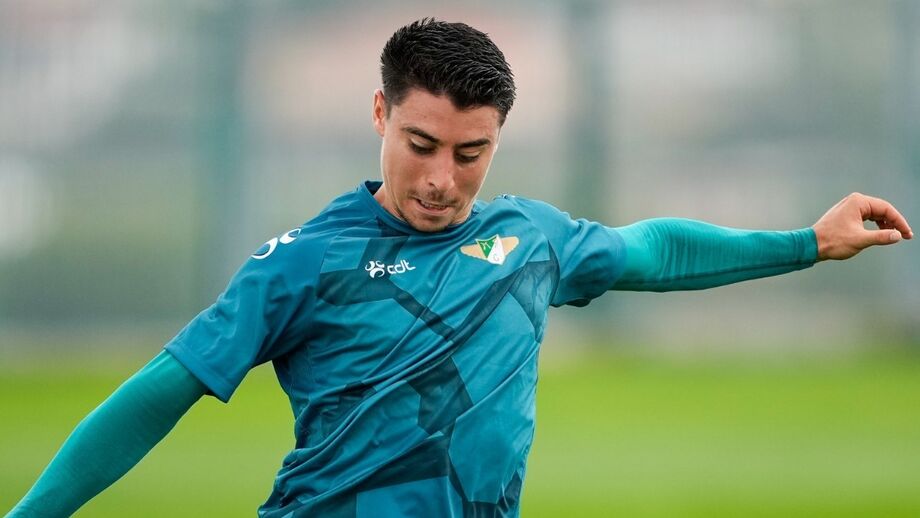 Vasco Sousa em treino