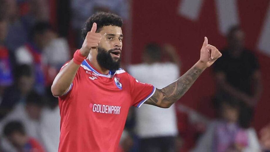 Pablo celebra um golo ao serviço do Gil Vicente