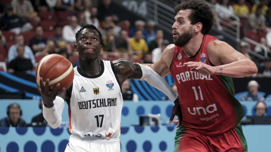 Miguel Queiroz confiante após jogo Alemanha-Portugal no Eurobasket, em Riga
