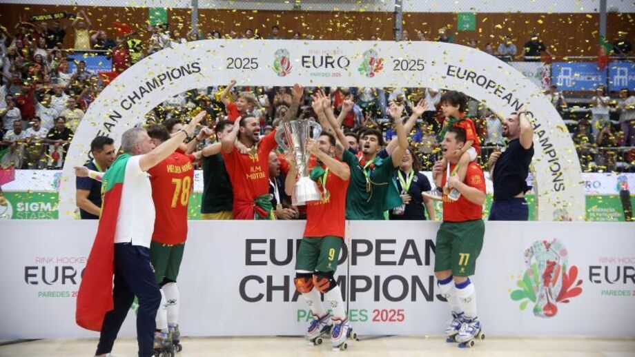 Portugal conquistou em Paredes o 22.º Campeonato da Europa de hóquei em patins