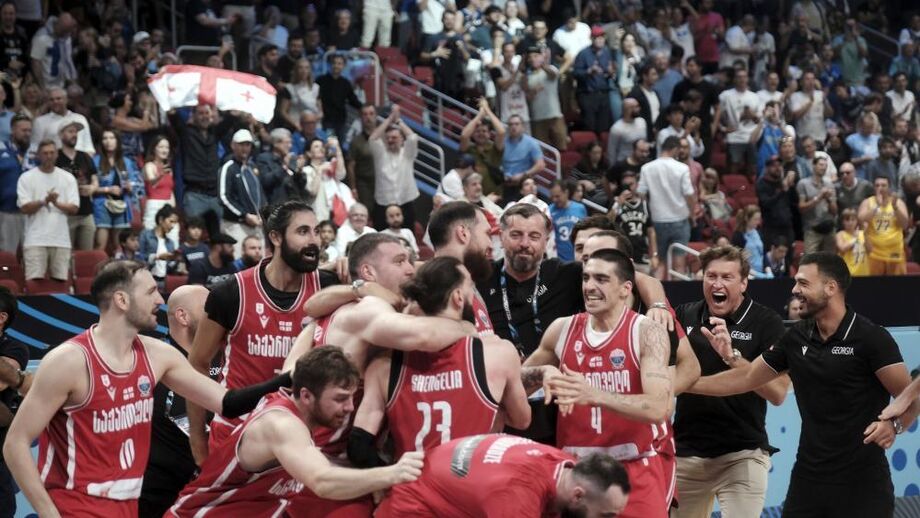 Geórgia elimina a França no EuroBasket, com festa dos jogadores e equipa técnica
