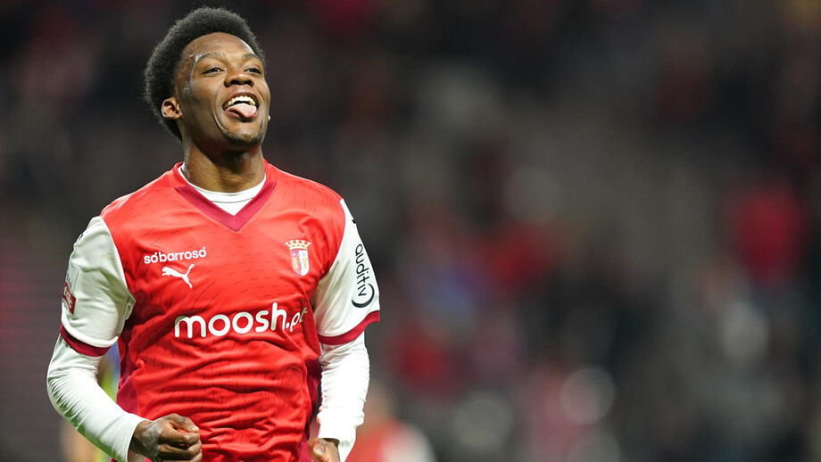 Gorby, médio do Sp. Braga, destaca-se no passe e é peça fundamental na equipa de Vicens