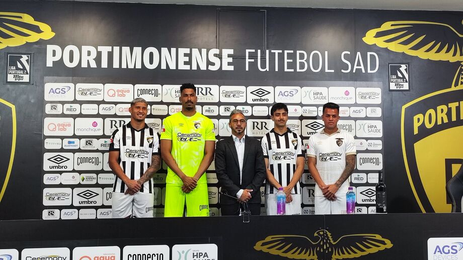 Jardeu, Wellington Santana, Rodiney Sampaio (presidente da SAD), Ativeer Jain e Jotavê