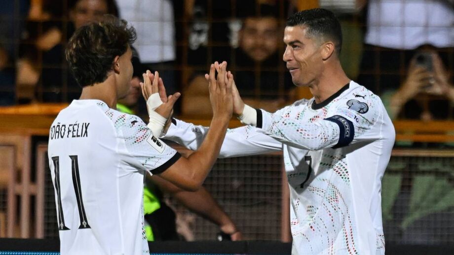 João Félix e Cristiano Ronaldo estiveram em destaque frente à Arménia
