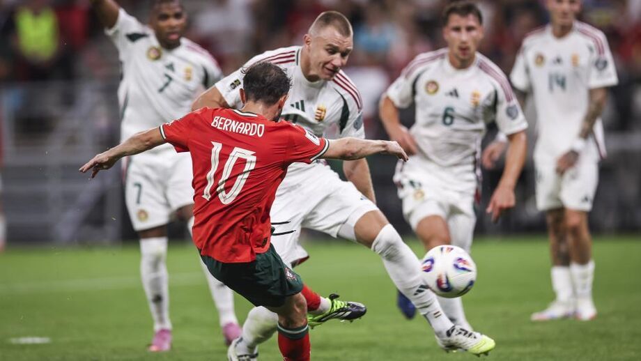 Bernardo Silva marcou à Hungria