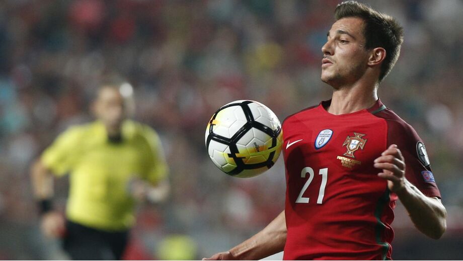 Cédric ao serviço da Seleção Nacional em 2017