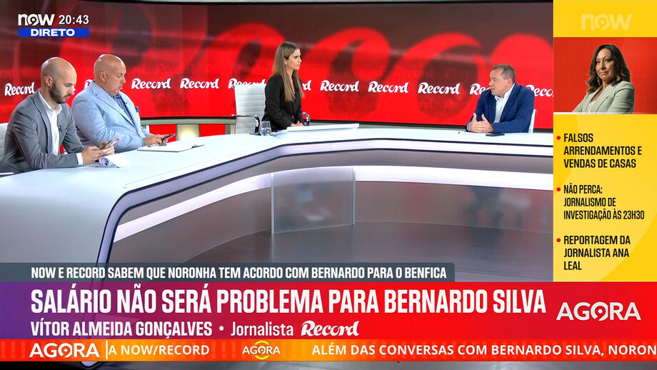 Declarações no programa Record na Hora