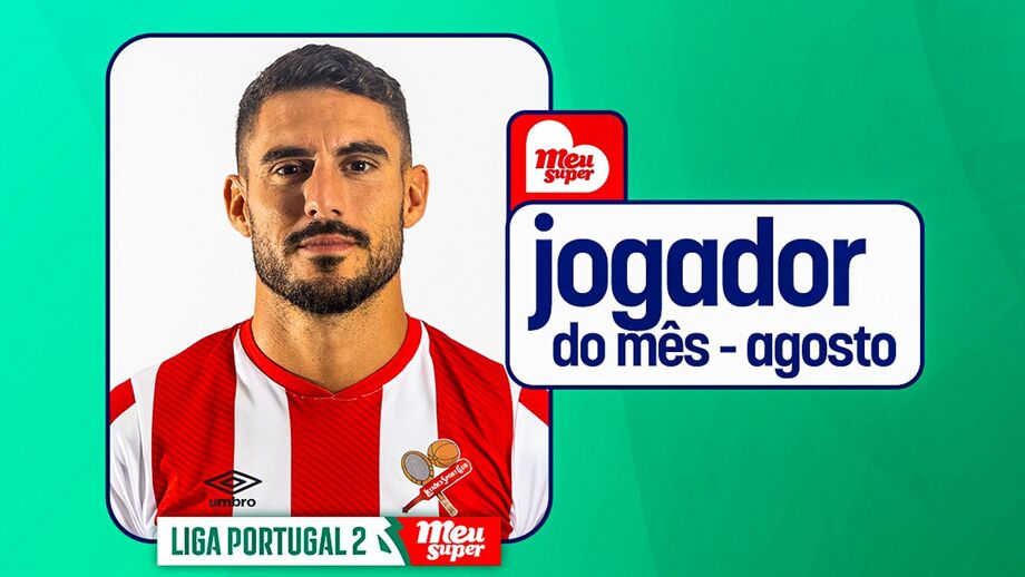 Ricardo Valente é o jogador do mês de agosto na Liga Portugal Meu Super