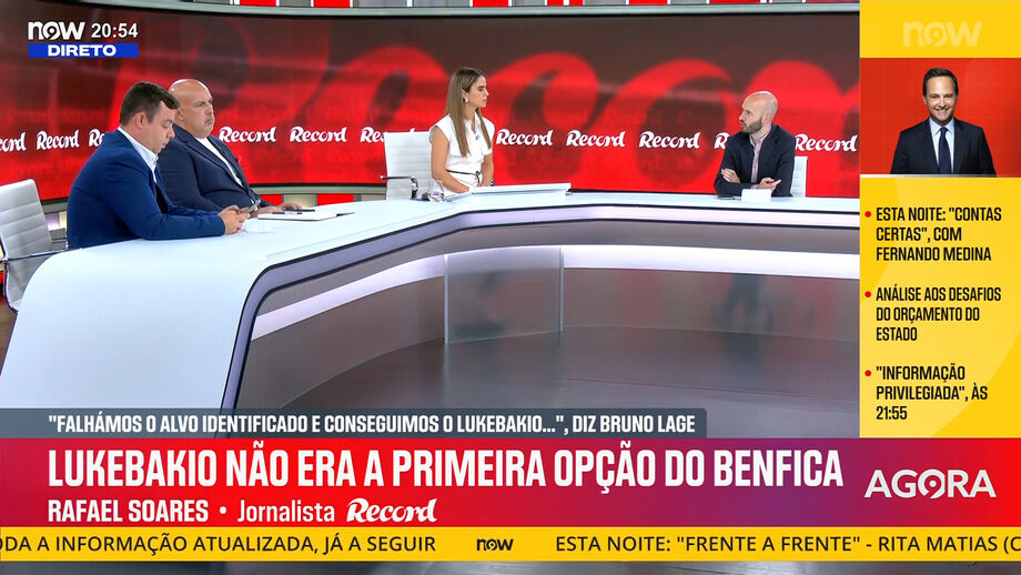 Declarações no programa Record na Hora