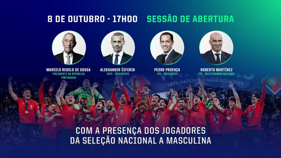 Cerimónia de abertura do Portugal Football Summit 2025