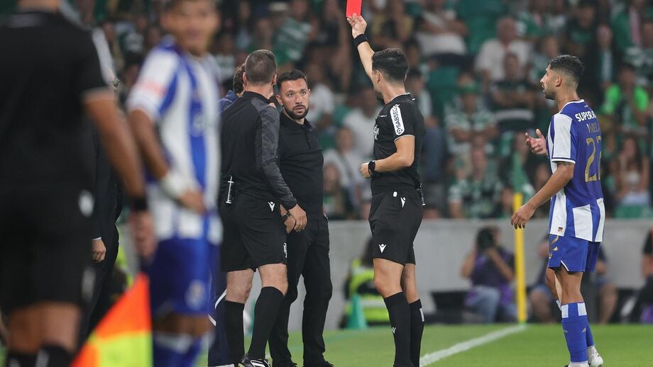João Gonçalves apitou o Sporting-FC Porto