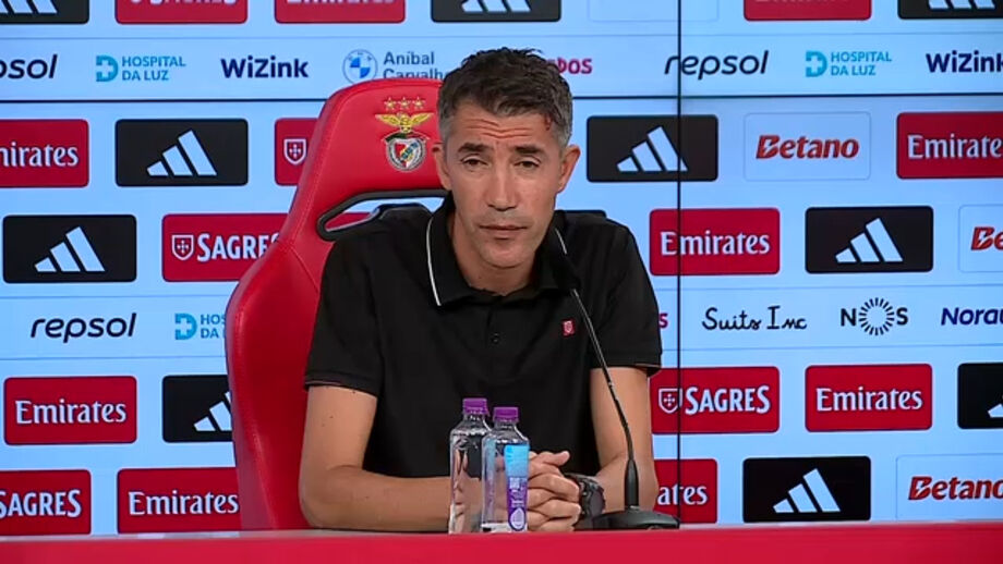 Treinador do Benfica comenta as palavras do capitão após o empate com o Santa Clara