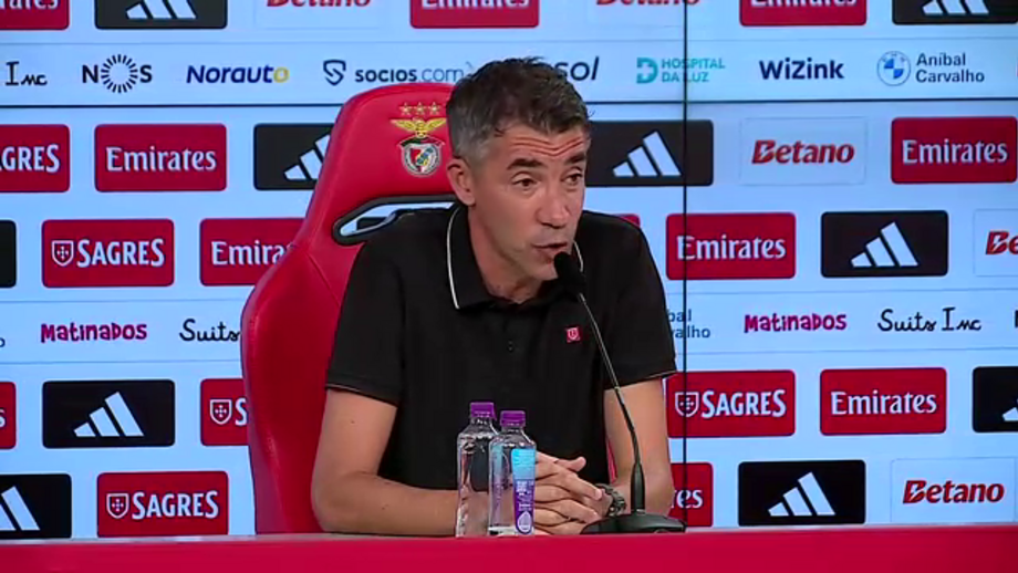 Treinador do Benfica comentou o empate frente ao Santa Clara