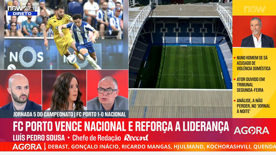 Análise ao triunfo dos dragões sobre o Nacional