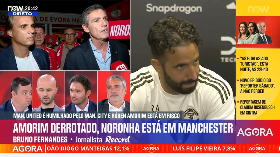 Bruno Fernandes analisa a situação do treinador no Manchester United