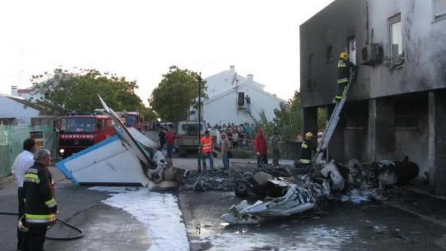 Aeronave colidiu com prédio e despenhou-se em agosto de 2009 em Évora