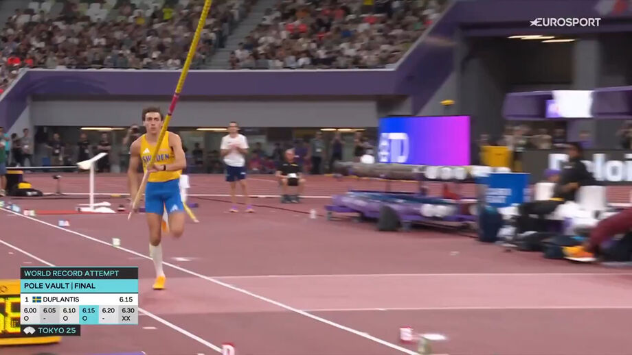 Sueco venceu a final nos Mundiais de atletismo, fixando o novo máximo em 6,30 metros