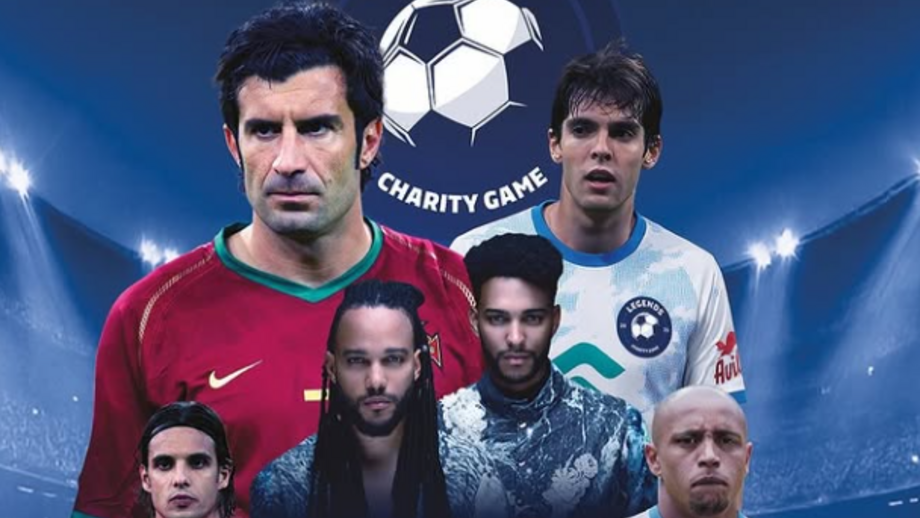 Jogo de solidariedade Legends com Figo, Kaká e outros jogadores