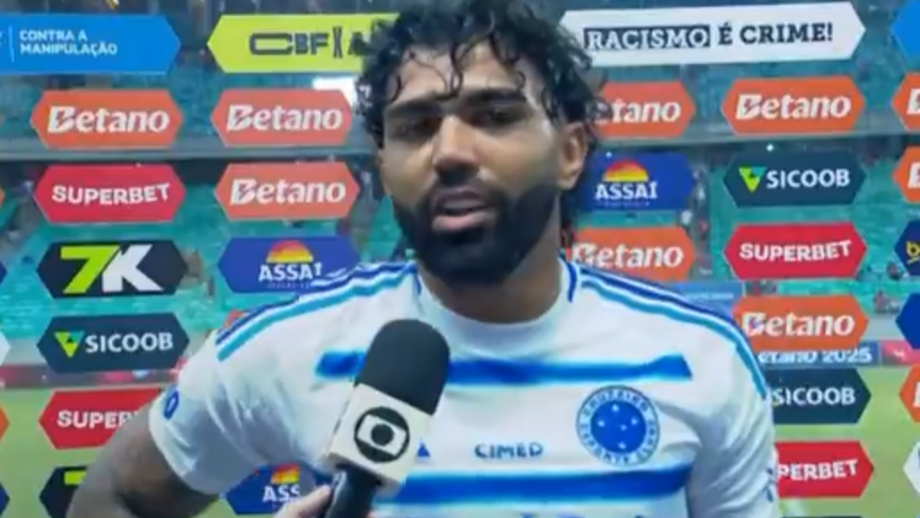 Avançado marcou um grande golo na vitória do Cruzeiro sobre o Bahia