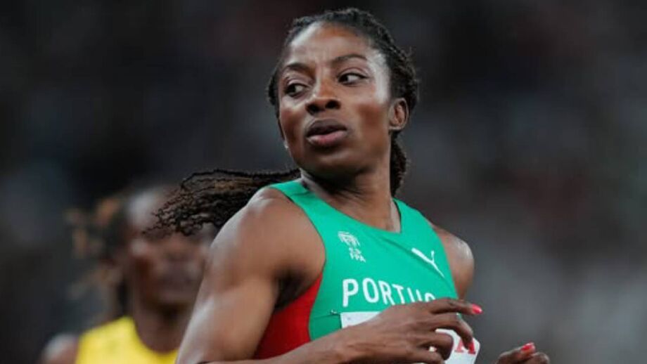 Lorène Bazolo em ação no Mundial de Tóquio