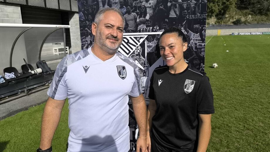 Treinador Ivo Roque e defesa Jaime Turrentine abordaram estreia vitoriana na Liga BPI