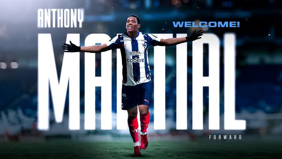Anthony Martial joga no Monterrey