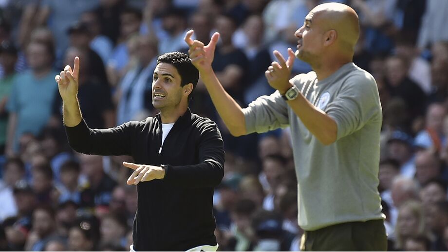 Arteta e Guardiola