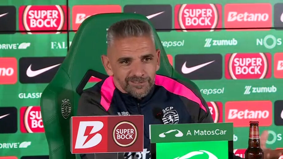 Treinador do Sporting diz-se "feliz por defrontar" quem admirou no início da carreira