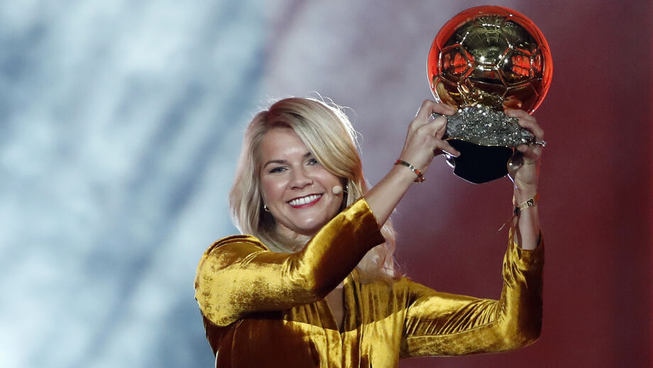 Ada Hegerberg foi a primeira futebolista a conquistar uma Bola de Ouro, em 2018